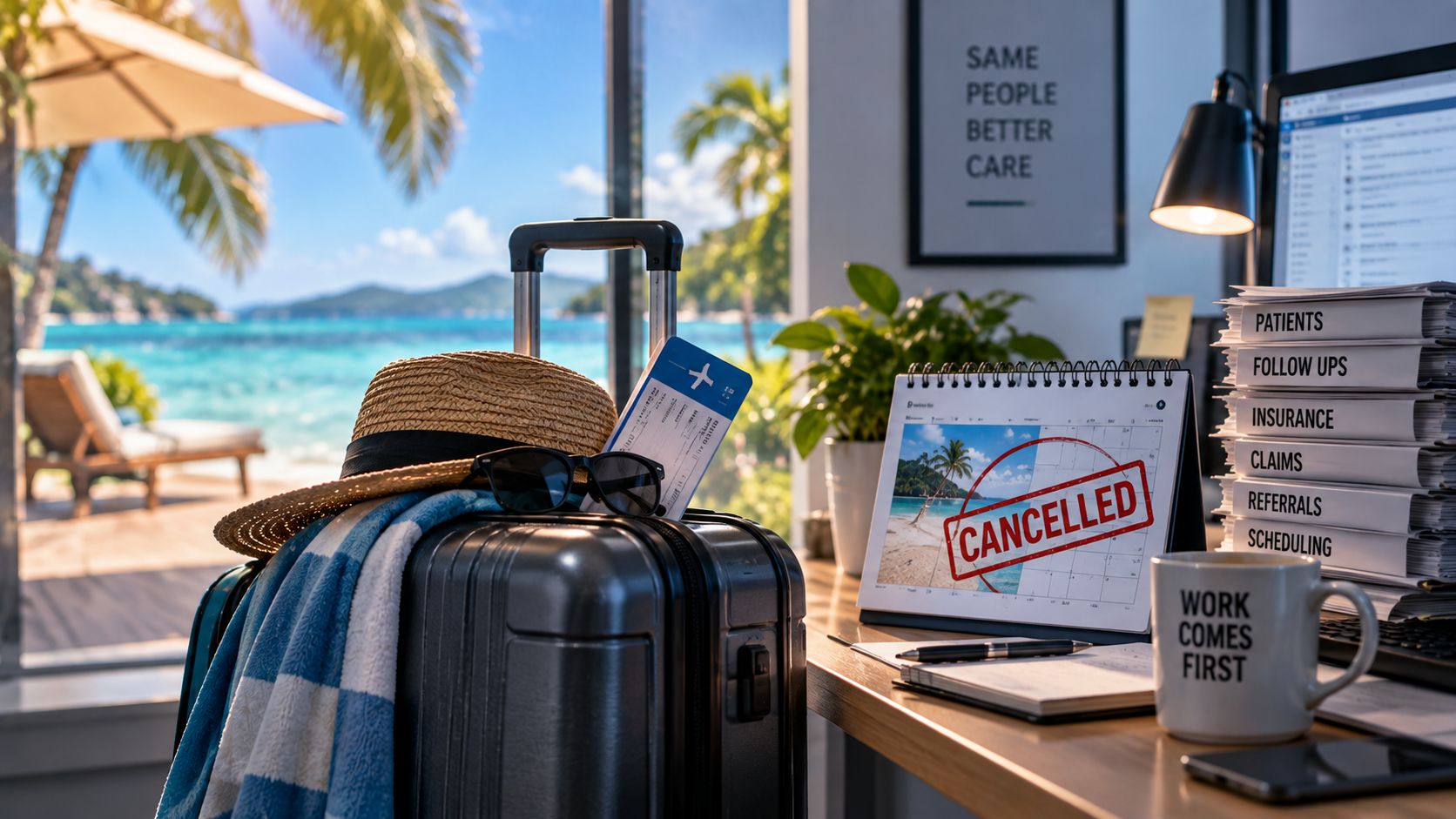 The Real Reason You Can't Take a Real Vacation From Your Own Practice
